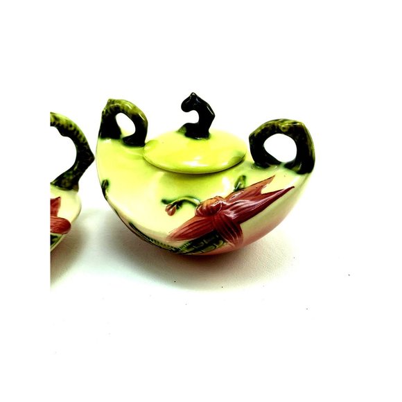 Vintage Hull Woodland Patterned Sugar bowl Creamer - Picture 3 of 11